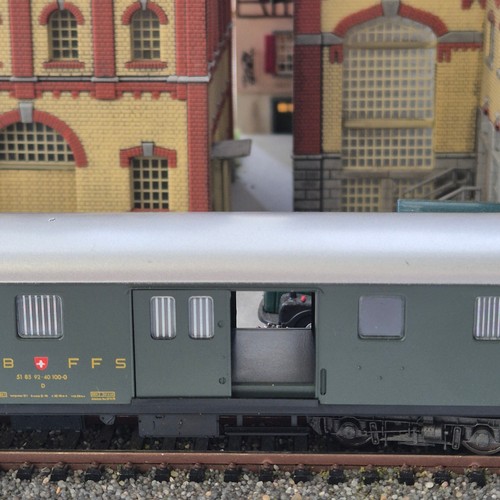 Fleischmann H0 5130 vagón de equipaje tren rápido 92-40 100-0 D de la SSB en EMBALAJE ORIGINAL/J | Zustand: Gebraucht