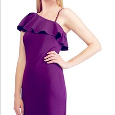 Ralph Lauren One Shoulder Strappy Cocktail Dress “Retah” NWT!