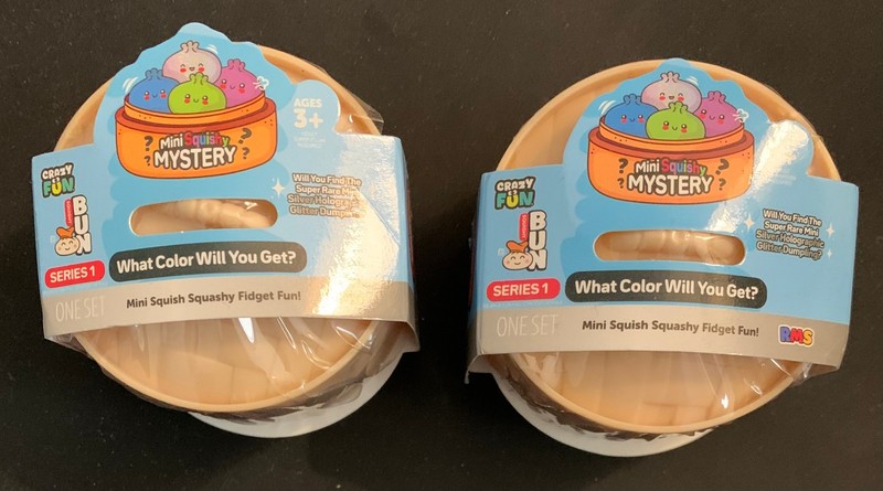2026 RMS Crazy Fun Bun Mini Squishy Mystery Dumpling Series 1 NIP Lot Of 2