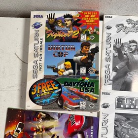 3 Game Lot - Virtua Fighter 2 Virtua Cop Dayton USA - Sega SATURN - NFR Lot
