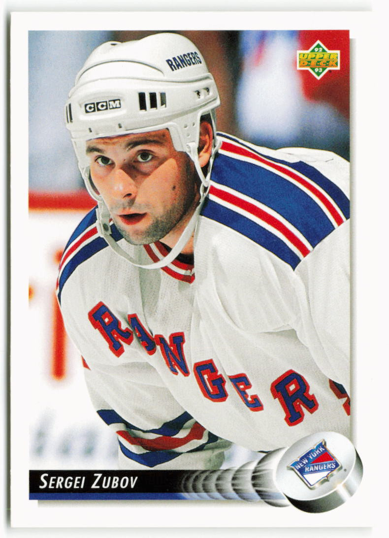 1992-93 Sergei Zubov Upper Deck Rookie - New York Islanders