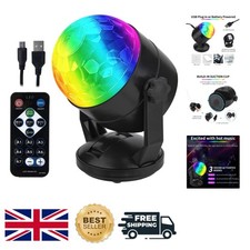 Portable Sound Activated Disco Lights with Remote – Indoor/Outdoor Party Fun