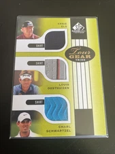 2012 SP Tour Gear Triple #TG3ELS Ernie Els / Louis Oosthuizen / Charl Schwartzel