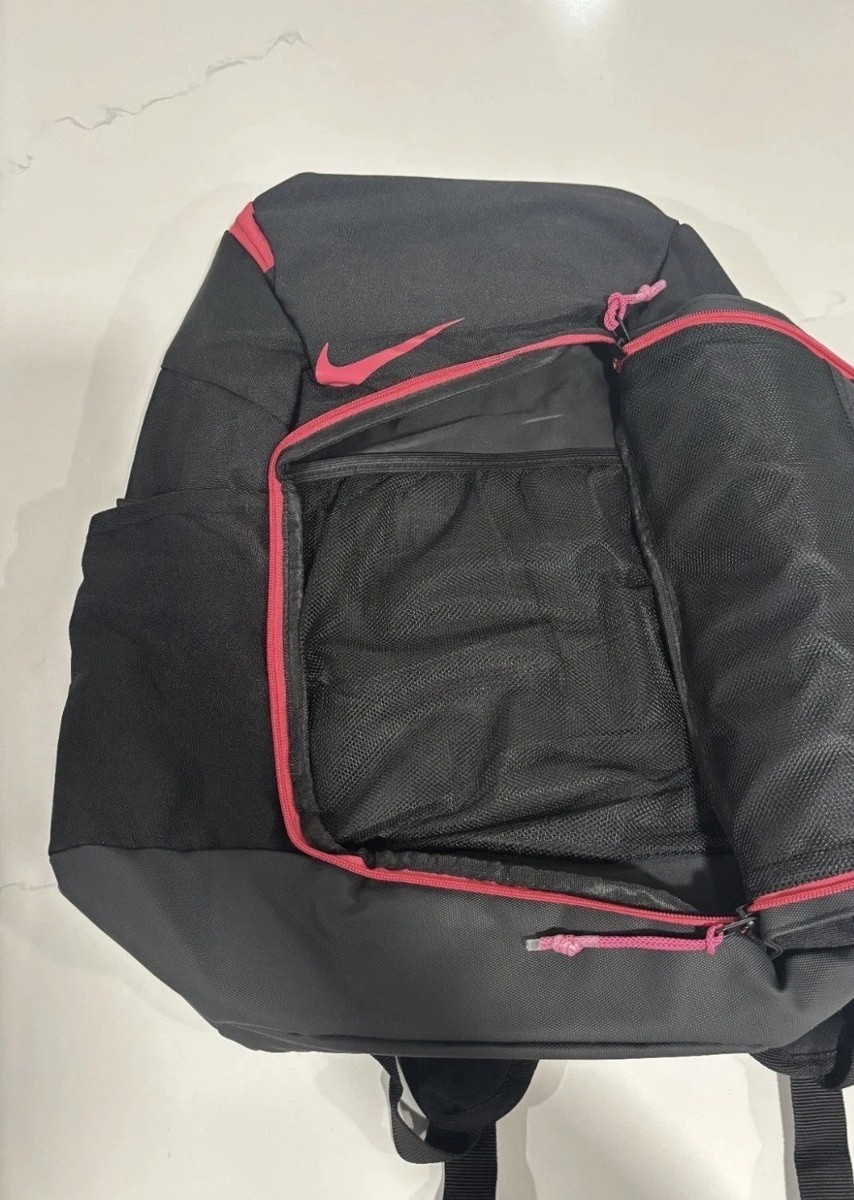 Nike Elite Pro Kay Yow Basketball Backpack – 32L (Black/Pink, 2023
