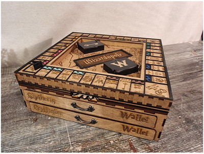 Harry Potter Monopoly - mit Plattenspieler, Bank und Geld Organizer