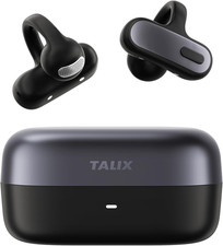 Open Ear Clip-On Wireless Bluetooth 6.0 Earbuds X8, Black