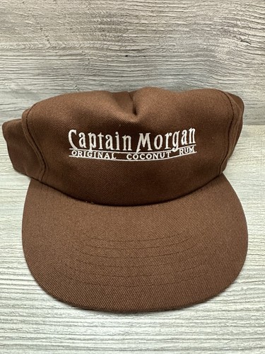 Vintage Trucker Hat Baseball Cap Snapback Captain Morgan Original Coconut Rum***