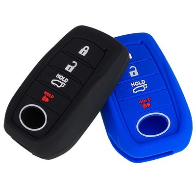 2pcs Silicone Remote Key Fob Cover Fit For Toyota Tundra 2022-23 Venza 2021-2023