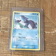 Pokémon Kyogre 6/106 Emerald Holo Rare Card 2005 80 HP Aqua Sonic on eBay