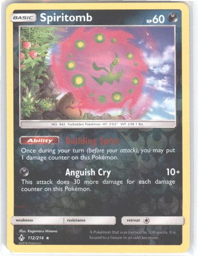 Spiritomb | 112/214 | SM - Unbroken Bonds | NM