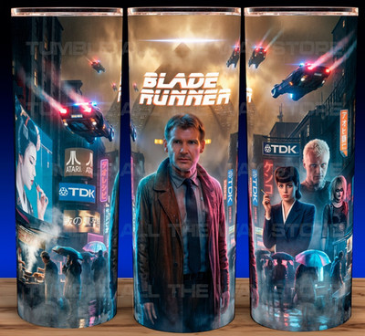 Blade Runner 80s Harrison Ford SciFi Fantasy Movie Cup Mug Tumbler 20 oz