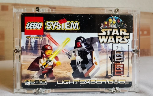 !!️Lego Star Wars 7101 Lightsaber Duel **New/MISB/Sealed** In Acrylic Case!!️