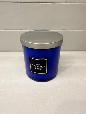 NWT The Candle Lab 11oz Soy Candle - Deep Blue Glass Jar