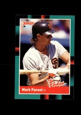 Mark Parent XRC - 1988 Donruss RC Rookie Card #8 - San Diego Padres + Free Ship. rookie card picture