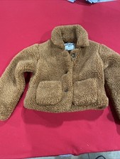 Vintage Osh Josh Bgosh Toddler Size 4T Light Brown Fleece Jacket