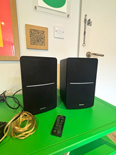 Edifier R1280DB Powered Bluetooth Bookshelf Speakers – Black – Remote Included