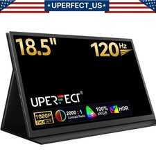 18.5" 120Hz 100 sRGB 1080P Portable Laptop Monitor w/Smart Cover, VESA HDMI AA