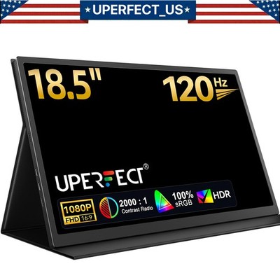 UPERFECT 18.5'' 120Hz Portable Gaming Monitor Switch Display w/VESA For Xbox PS5
