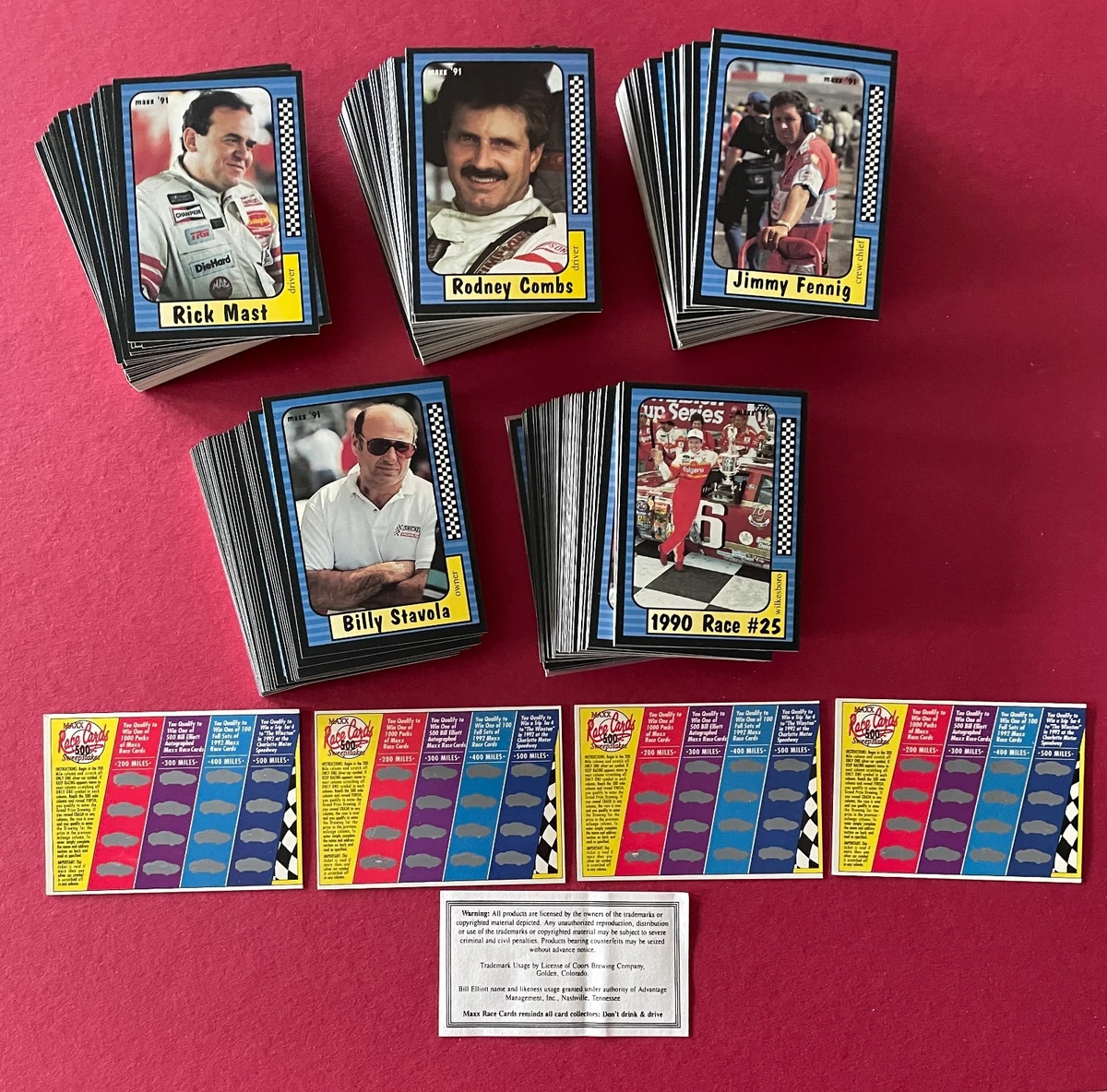 Auto Racing NASCAR 1991 Season Sports Trading Cards & Accessories 