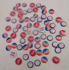 Lot Of 69 Political Pins Nixon Ford Agnew