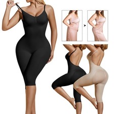 Women's Backless Shapewear Stretchy Full Body Shaper Sculpting Control Bodysuit