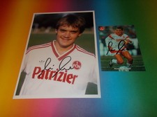 Manfred Schwabl 1.FC Nuremberg signed autograph 20x28 photo + postcard