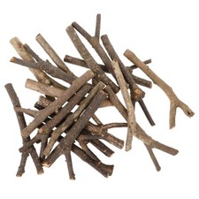 20Pcs Natural Wood Craft Sticks Y-Shaped Twigs DIY Rustic Decor Photo Props