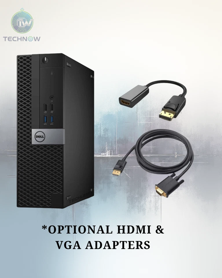 Dell Desktop PC i5, up to 32GB RAM, 4TB SSD NVMe, Windows 11 Pro, WiFi, DVDRW - Image 4 of 4