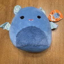 Squishmallows Este Blue Bat 8 Inch Plush. Squish Date 12-14-2023. New With Tags
