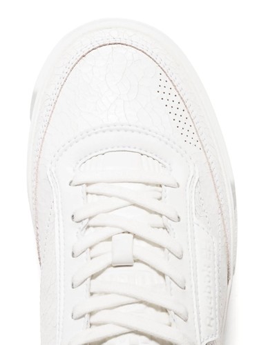 Reebok Club C LTD Cracked Leather Low-Top Sneakers, Size M 8 / W 9.5 - Picture 3 of 4