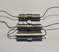 Lot of 3 Vintage Sprague Vitamin Q 196P .1uF 300V PIO Capacitors