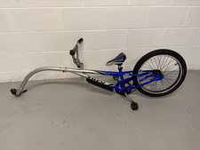 Treck Mountain Traint Tag-along Bike Trailer Blue & Grey - In good working order