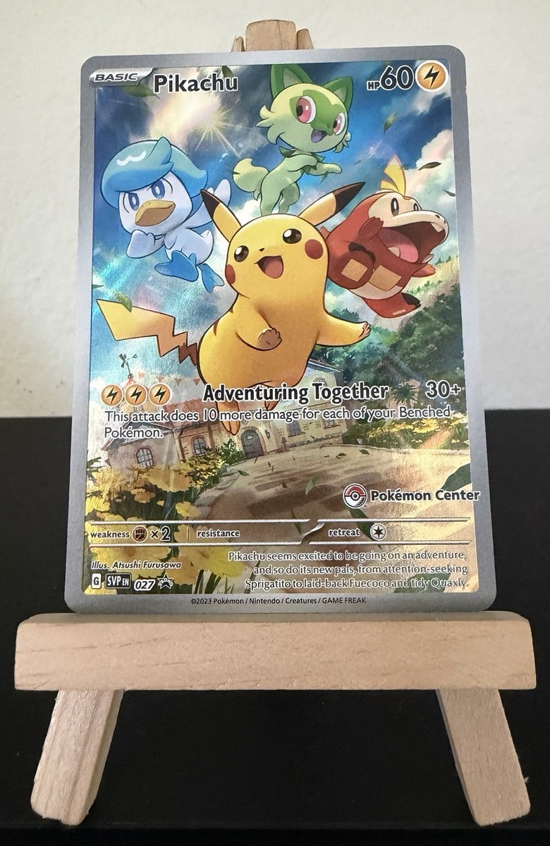Pikachu Holo 027 - SV: Scarlet & Violet Promo Cards - Pokemon