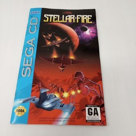 Stellar-Fire (Sega CD) Disc, Case, Manual, Foam, & Registration Card