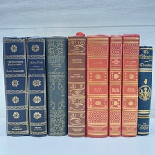 Lot of 8 International, Doubleday, MacMillan Literature Books Staging Decor