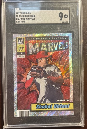 2022 Panini Donruss Marvels Rapture Shohei Ohtani #M-9 SGC 9
