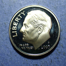 2005-S Silver Roosevelt Dime  Gem Proof