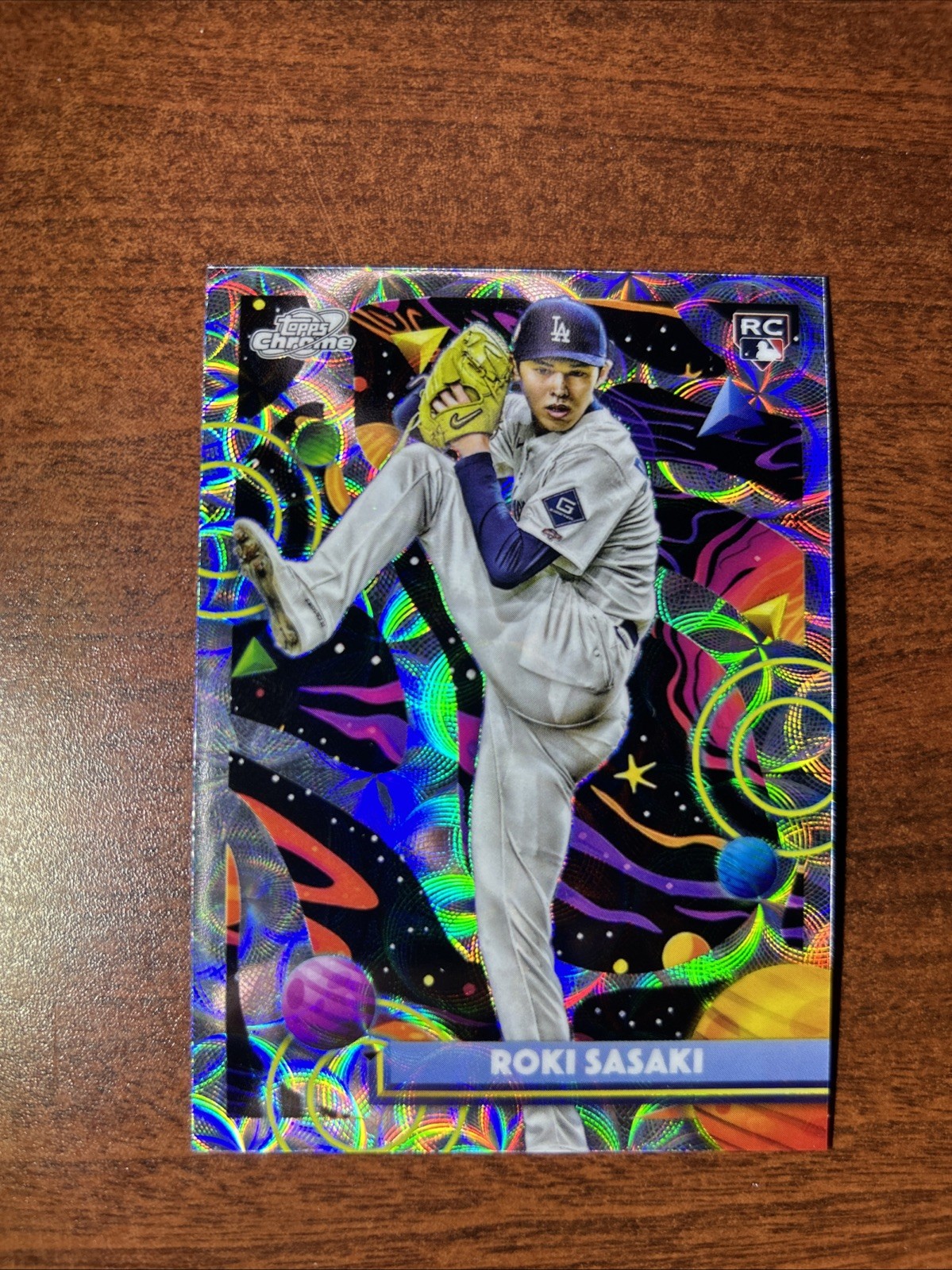 2025 Topps Chrome Cosmic Roki Sasaki Nucleus Refractor #68