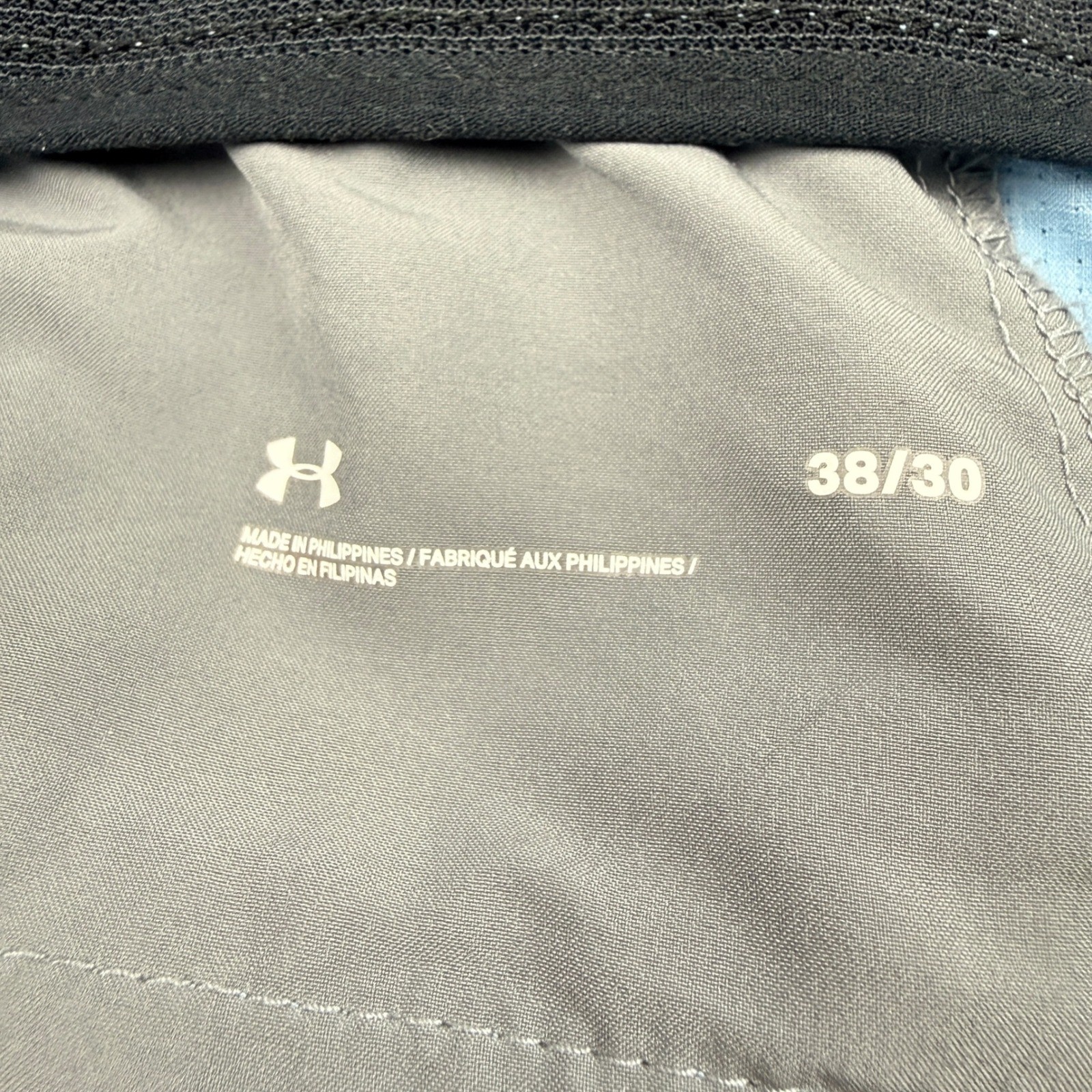 Under Armour Mens Golf Pants Light Blue Flat Front Performance 38x30 Solid thumbnail 4