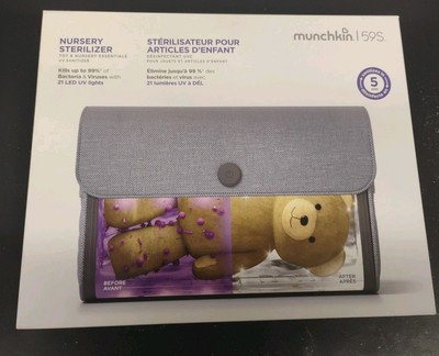 Munchkin 59S Nursery Sterilizer Kills Viruses And Bacteria New Sealed Box