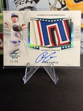 2019 Leaf Trinity Patch Auto Ryan Garcia #PA-RG2 Patch Auto 4 Colors /35