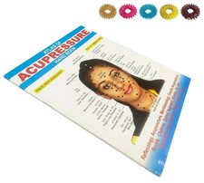 Atlas of Acupressure Hand Book Paper Cover + 10 Sujok Acupressure Rings