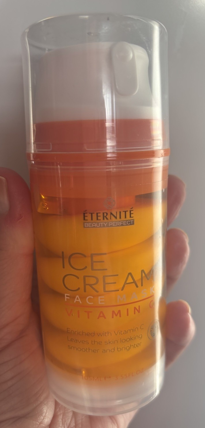 Eternite Ice Cream Face Mask Vitamin C brighter smoother skin 105ml