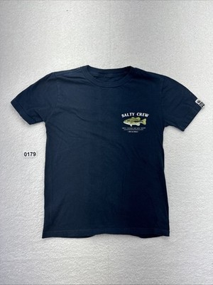 Salty Crew Crewneck Kids Size Small T Shirt Bin 8 Tag 0179