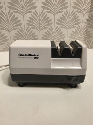Chef'sChoice Diamond Hone 300 Electric Knife Sharpener White/Black MPN 300