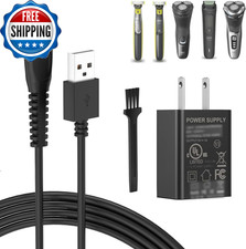 5V UL Charger for Philips Norelco Oneblade 360 2000 Series QP2724 X3001 X3052, R
