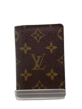 LOUIS VUITTON Multicles 4 Monogram Canvas Leather BRW Monogram Men's