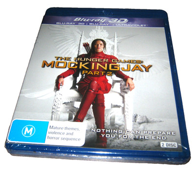 The Hunger Games: Mockingjay Part 2 - 3D Blu-Ray - New Sealed - Region B
