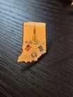 Vintage American Legion Indiana Epoxy Pin Hoosier Hospitality US Flag — photo 2