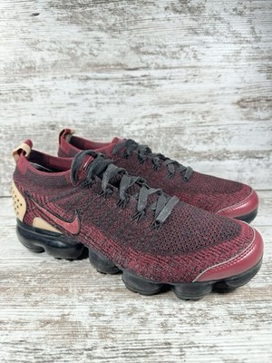 Men's Nike Air Vapormax Flyknit 2 NRG Jacket Pack Maroon Red Sneakers Sz 9 EUC!